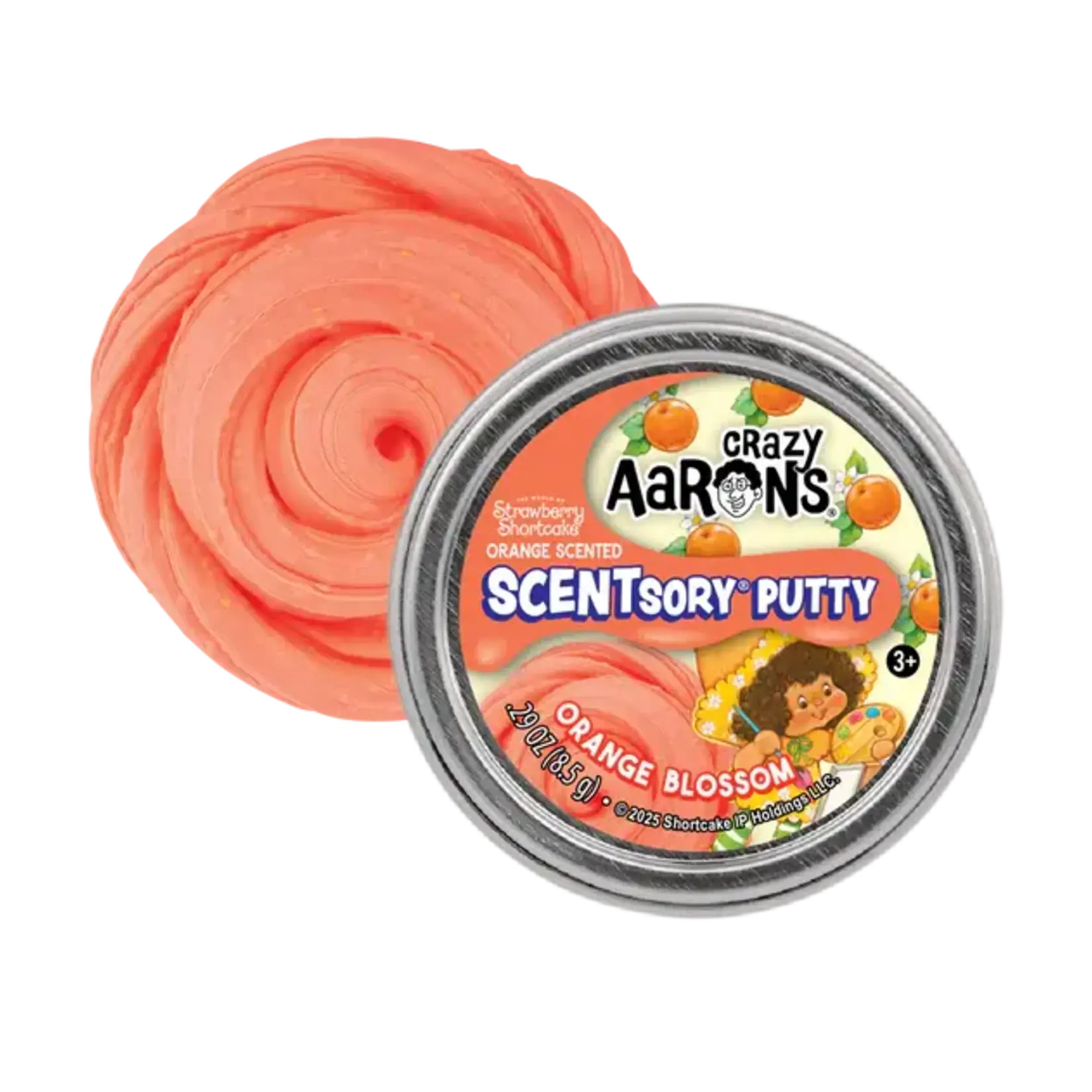 Crazy Aaron's Thinking Putty Mini Orange Blossom SCENTsory Thinking Putty