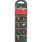 Peter Pauper Press Mushrooms i-clips Magnetic Page Markers