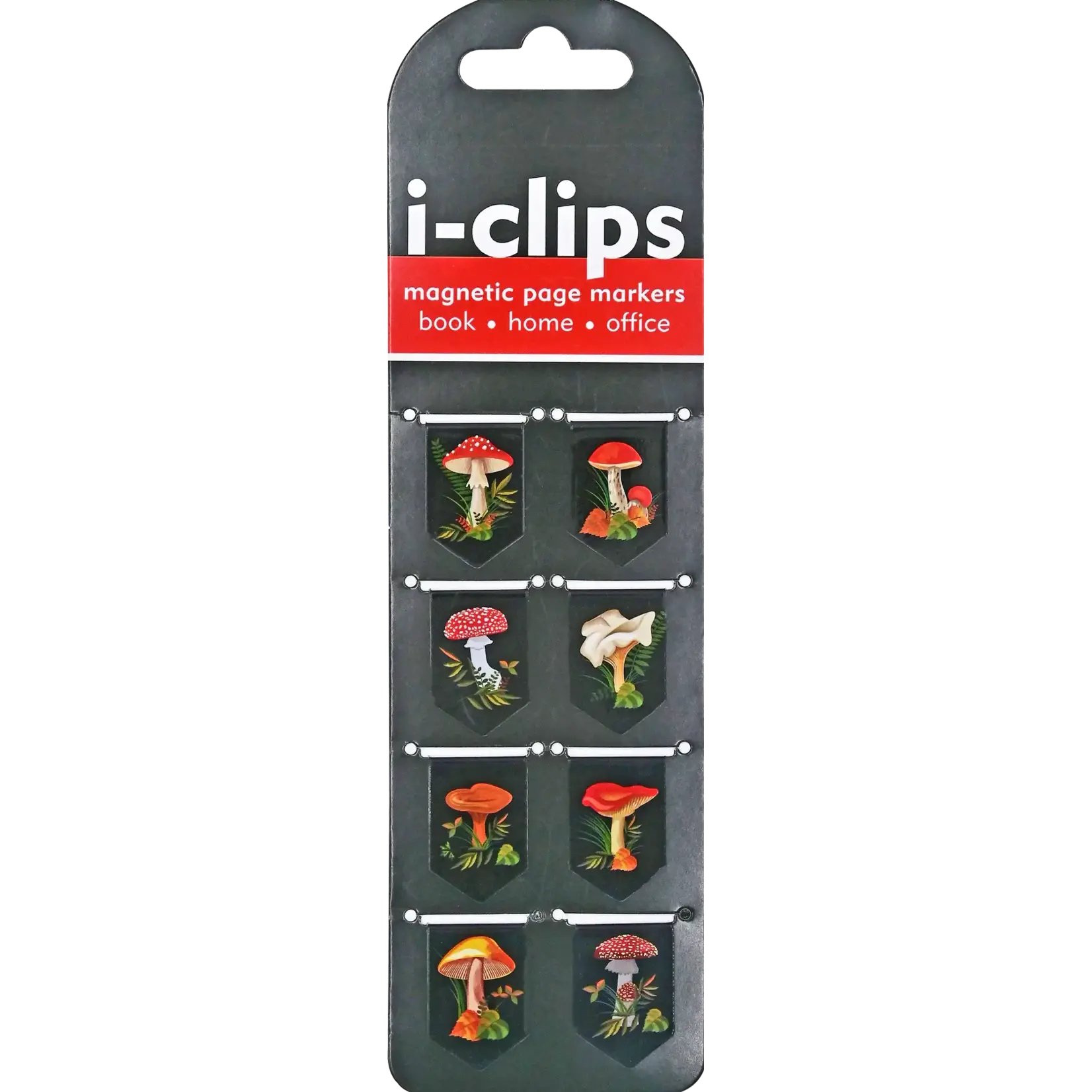 Peter Pauper Press Mushrooms i-clips Magnetic Page Markers