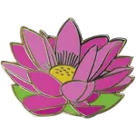 Lotus Flower Enamel Pin