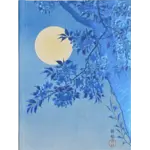 Blossoming Cherry on a Moonlit Night Journal