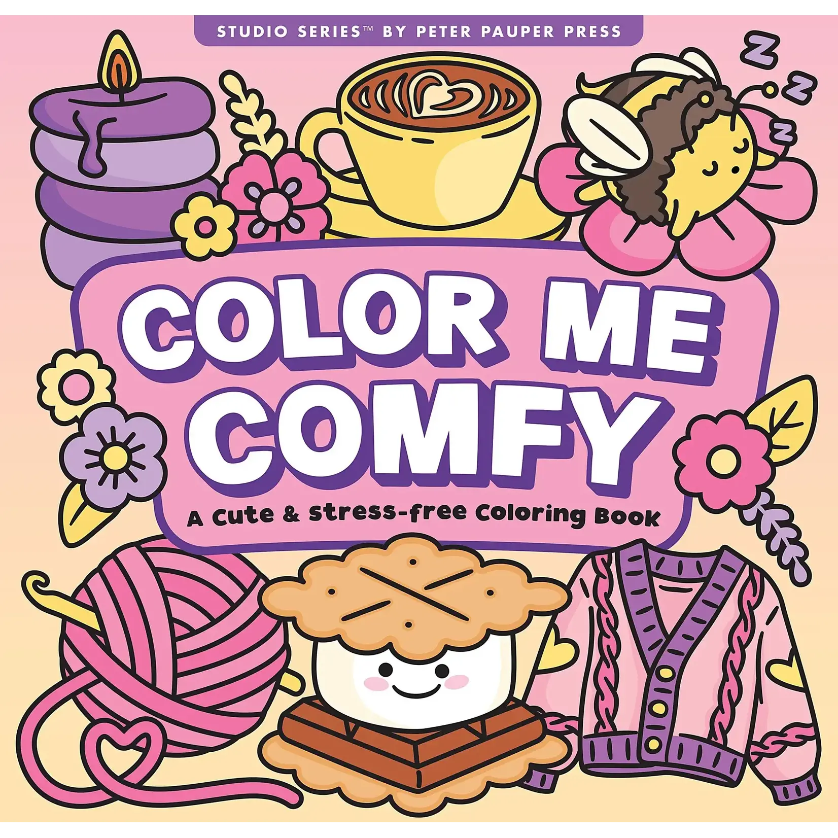 Color Me Comfy Adult Coloring Book