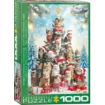 Eurographics Christmas Tree Cats