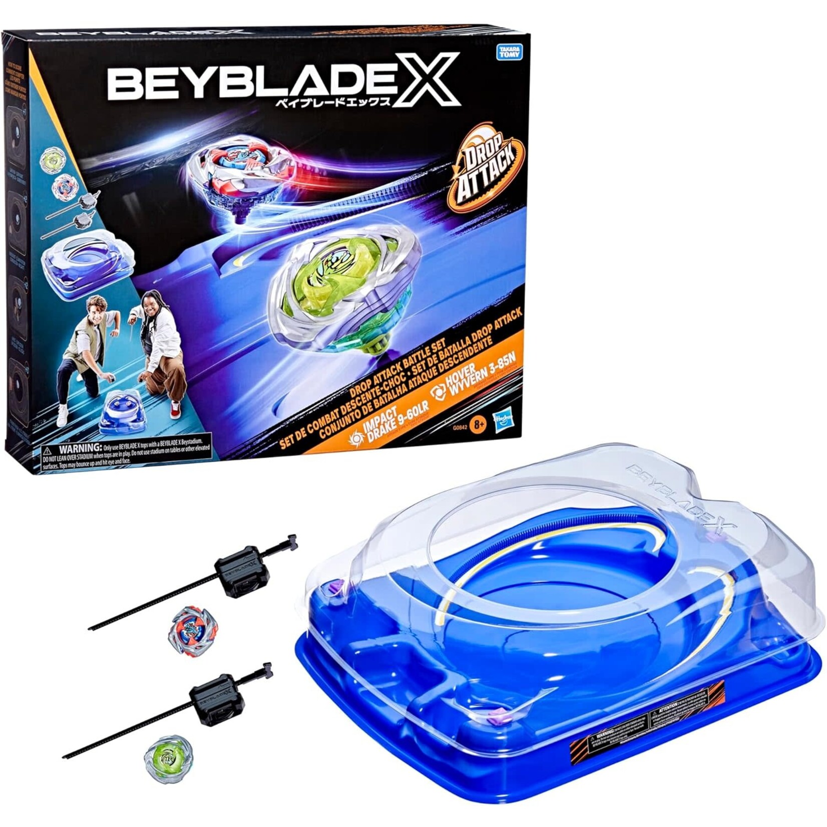 Hasbro Beyblade X Drop Attack Battle Set