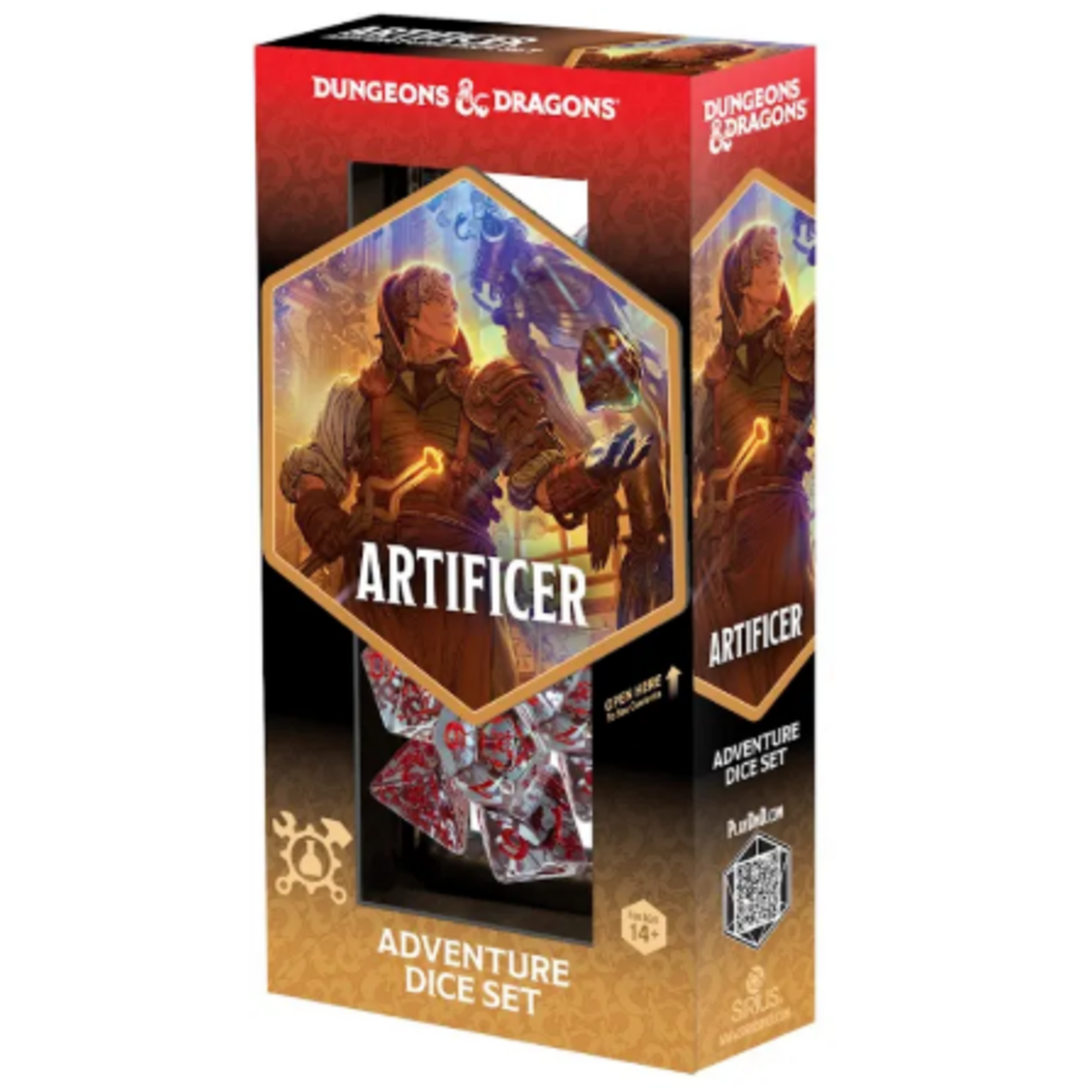 Sirius D&D Dice Set Clear Artificer