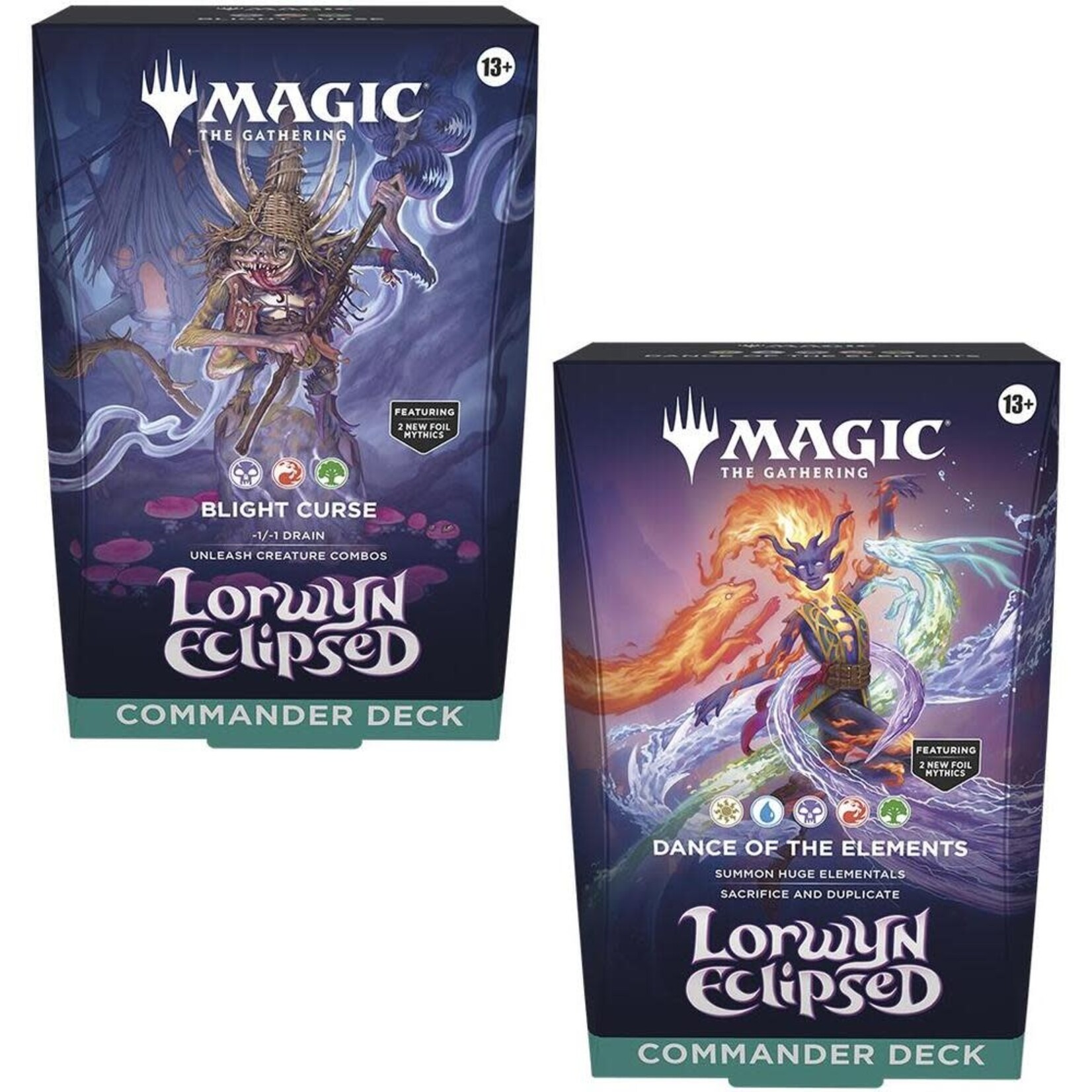 Lorwyn Eclipsed Commander Deck Bundle (2-Pack)