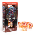 Sirius D&D Dice Set Orange Sorcerer