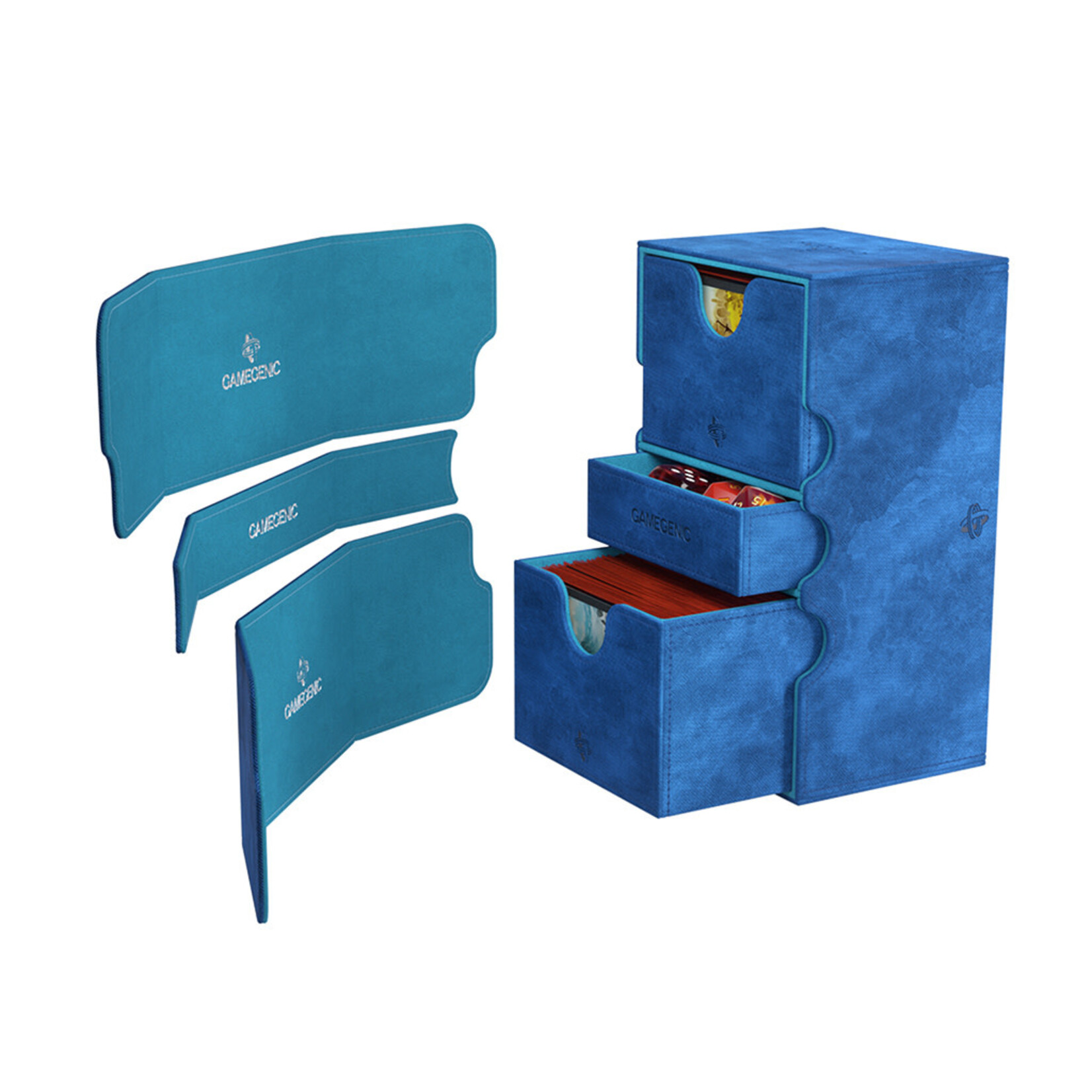 Gamegenic Stronghold 200+ XL Deck Box Blue