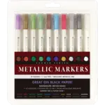 Peter Pauper Press Studio Series Metallic Markers Set