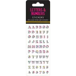 Peter Pauper Press Letters & Numbers Sticker Set