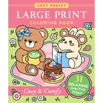 Peter Pauper Press Large Print Coloring Book - Cozy & Comfy