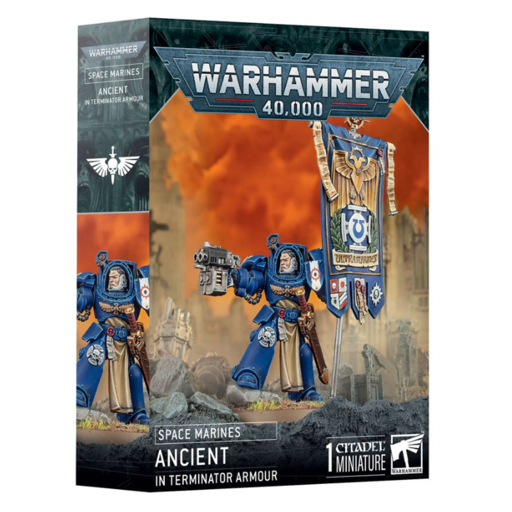 Space Marine Ancient in Terminator Armour