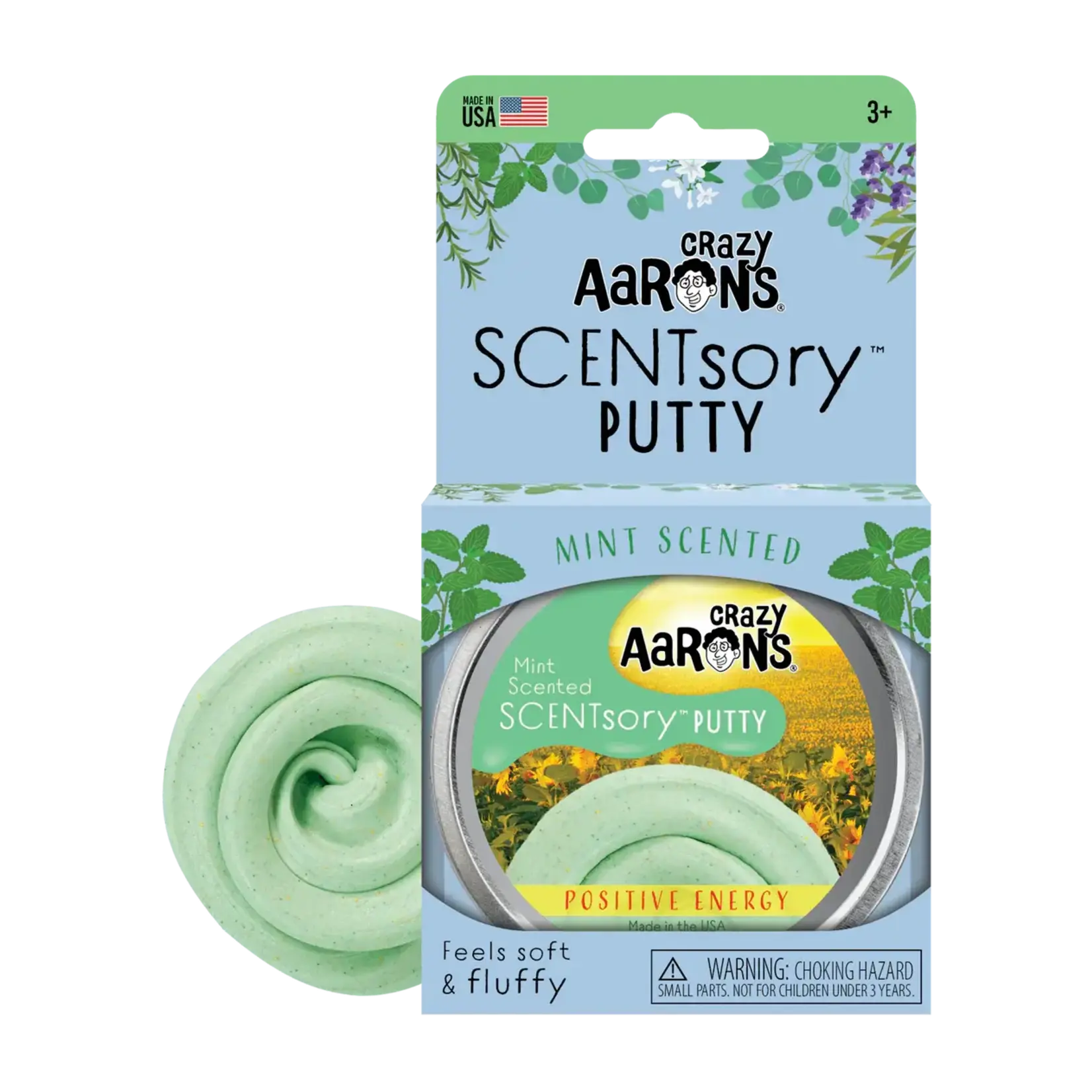 Crazy Aaron's Thinking Putty Positive Energy Aromatherapy SCENTsory Thinking Putty