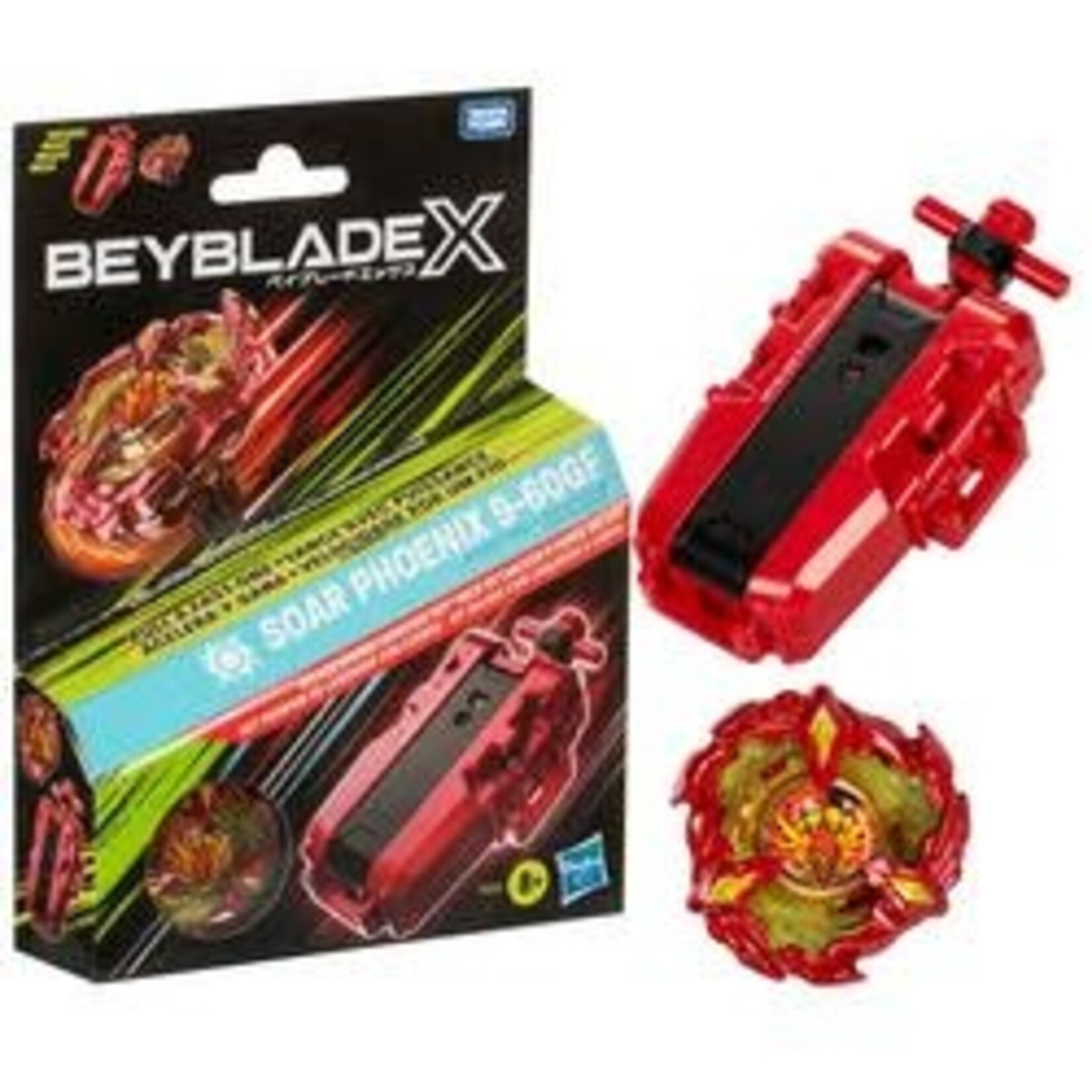 Hasbro Beyblade X Soar Phoenix Deluxe String Launcher Set