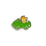 Out of Print Richard Scarry Pickle Car Enamel Pin