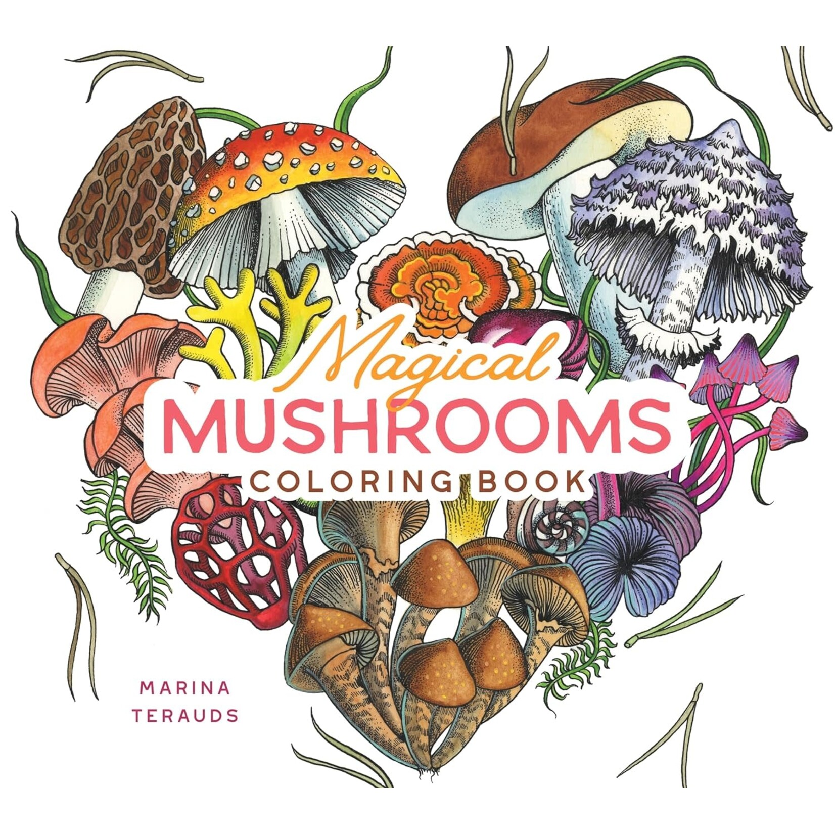 Magical Mushrooms Coloring Book
