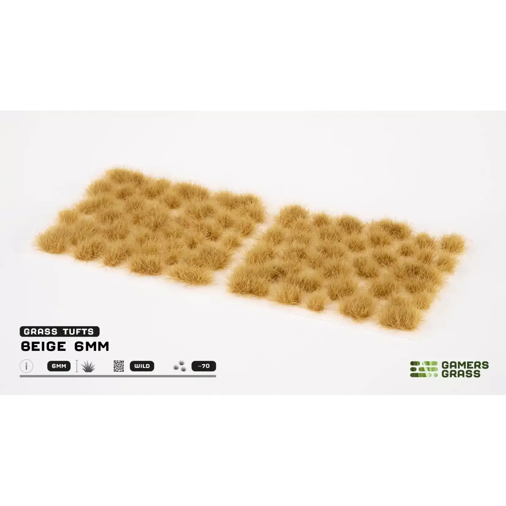 Gamers Grass Dense Beige Tufts 6mm