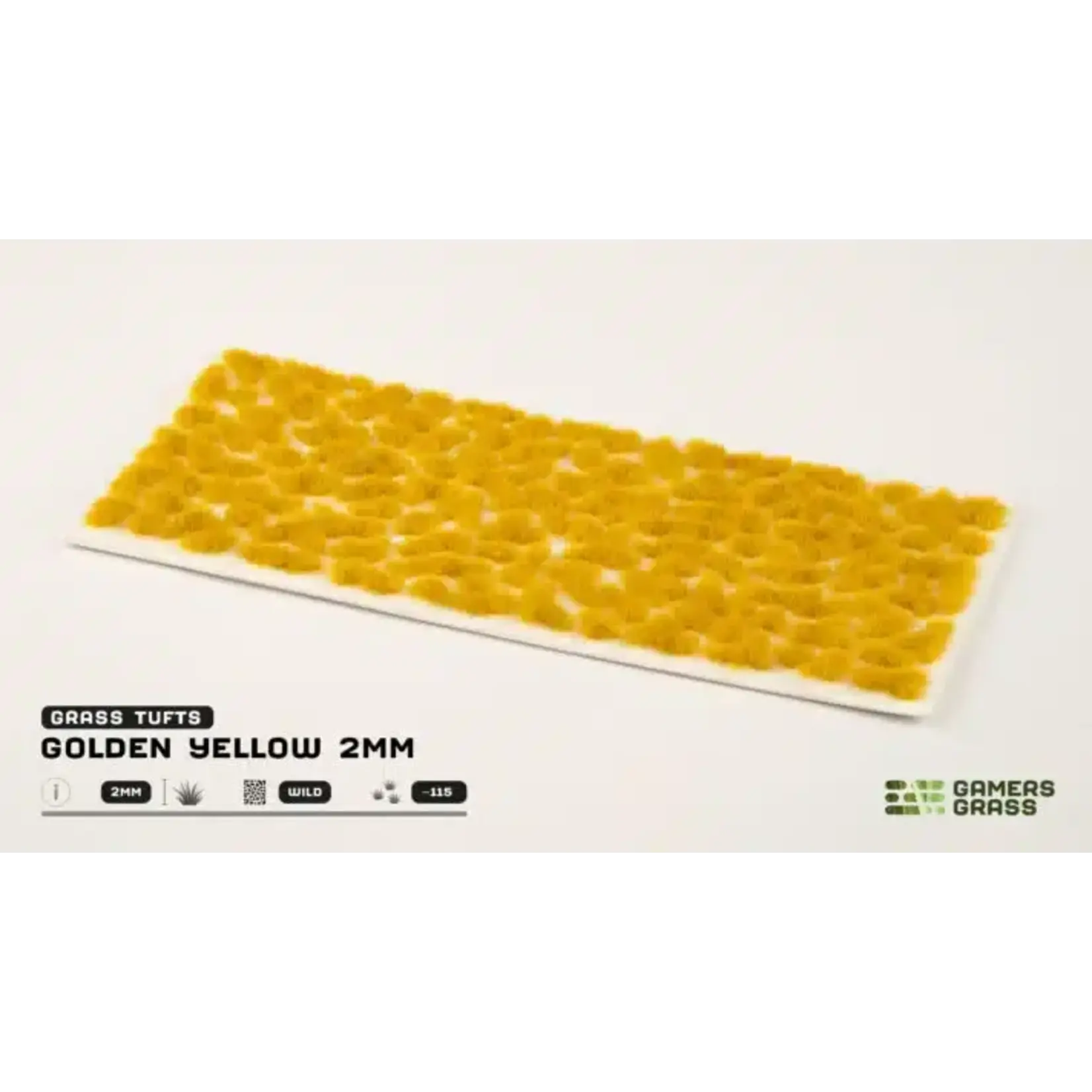 Gamers Grass Golden Yellow Tufts 2mm