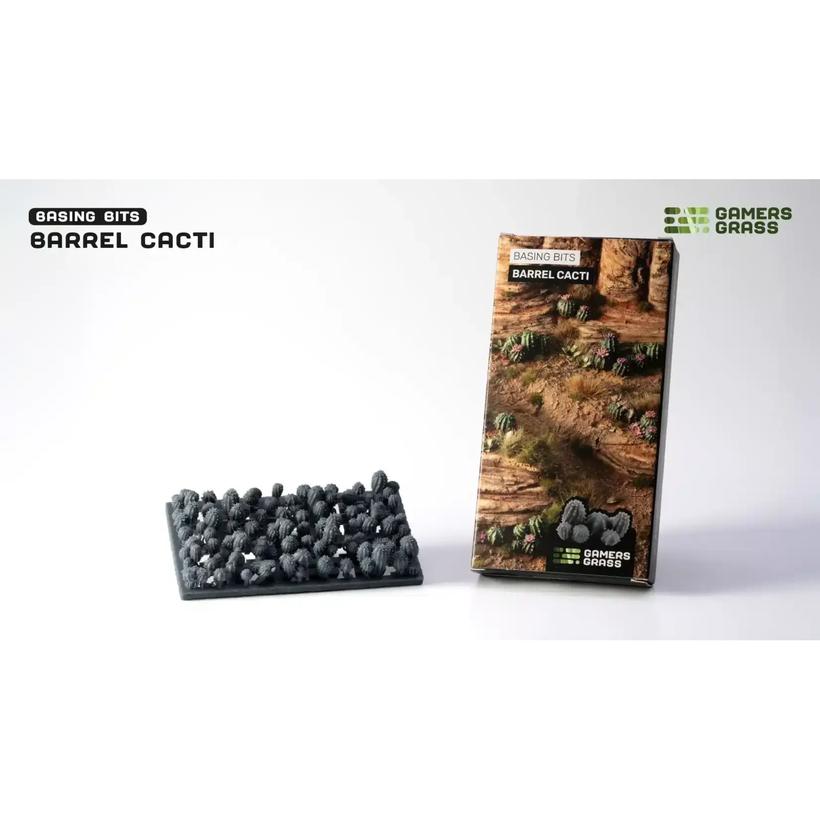 Gamers Grass Basing Bits - Barrel Cacti