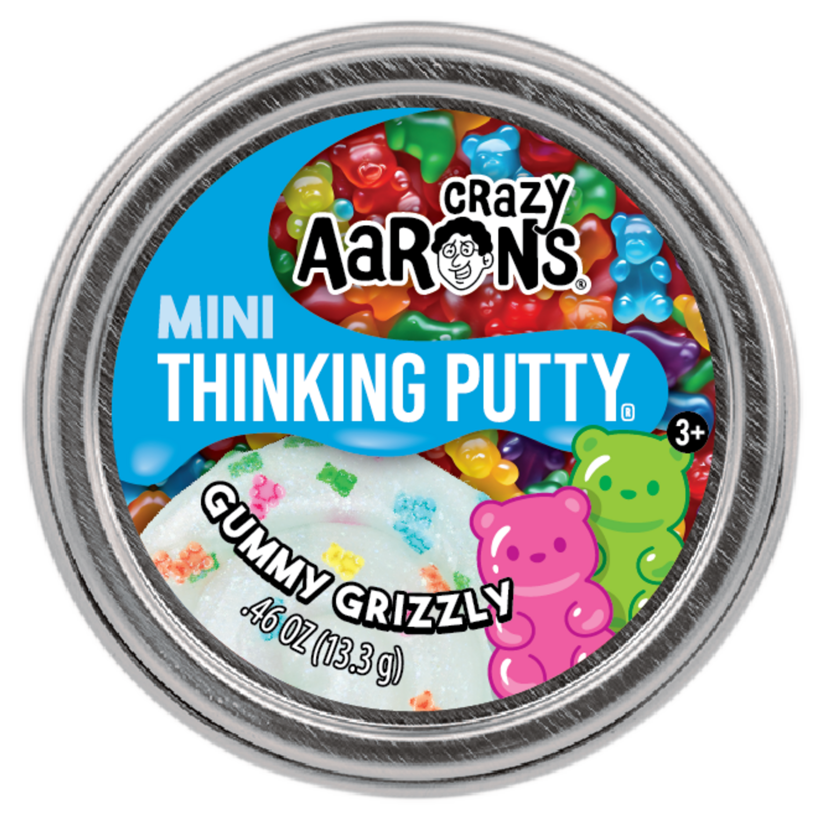 Crazy Aaron's Thinking Putty Mini Gummy Grizzly Thinking Putty