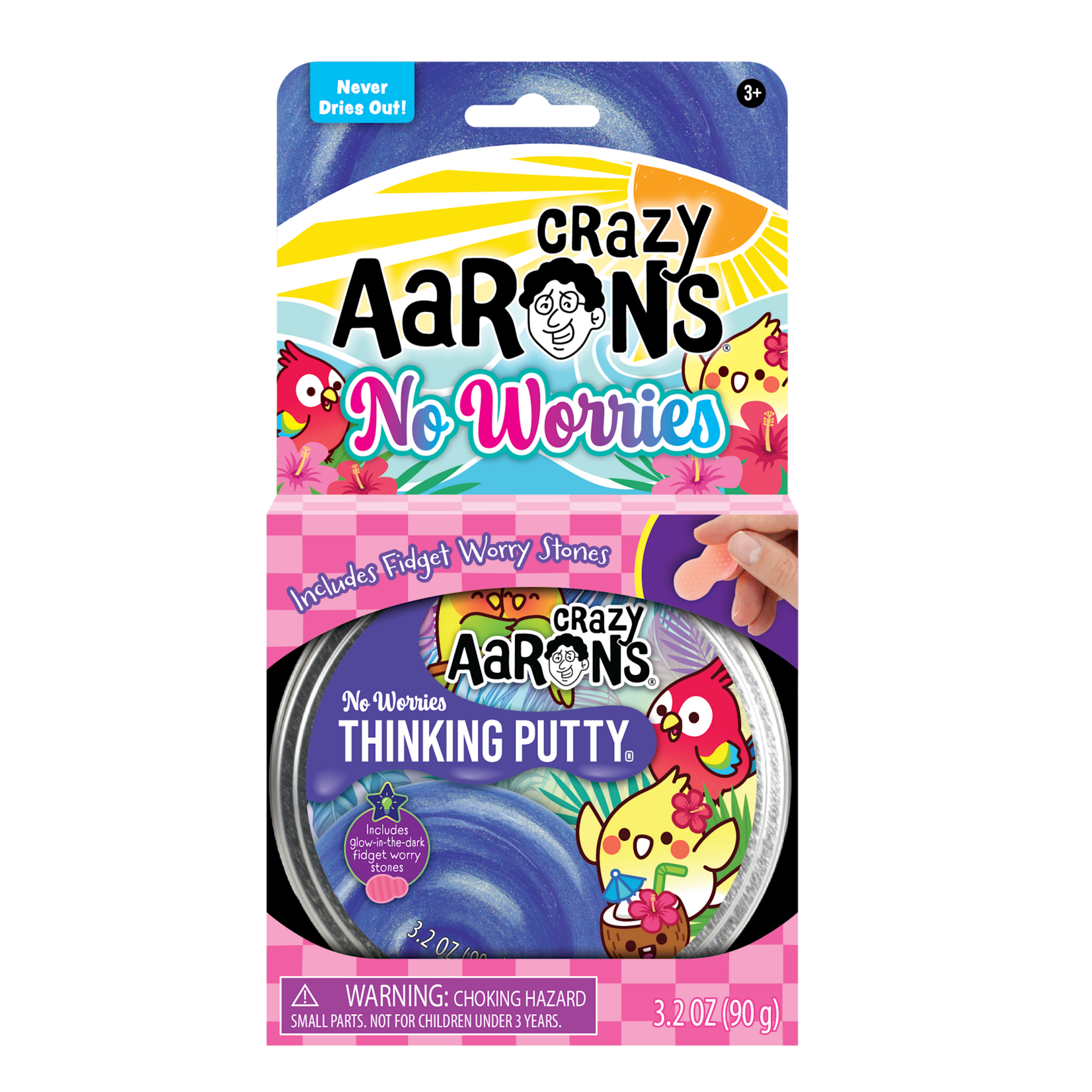 Crazy Aaron's Thinking Putty No Worries Thinking Putty