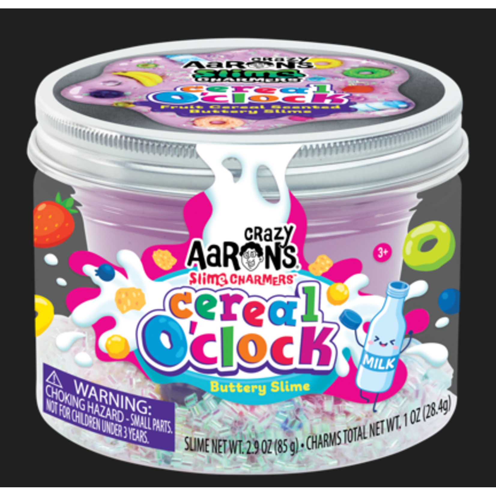 Crazy Aaron's Thinking Putty Cereal O Clock Slime Charmers