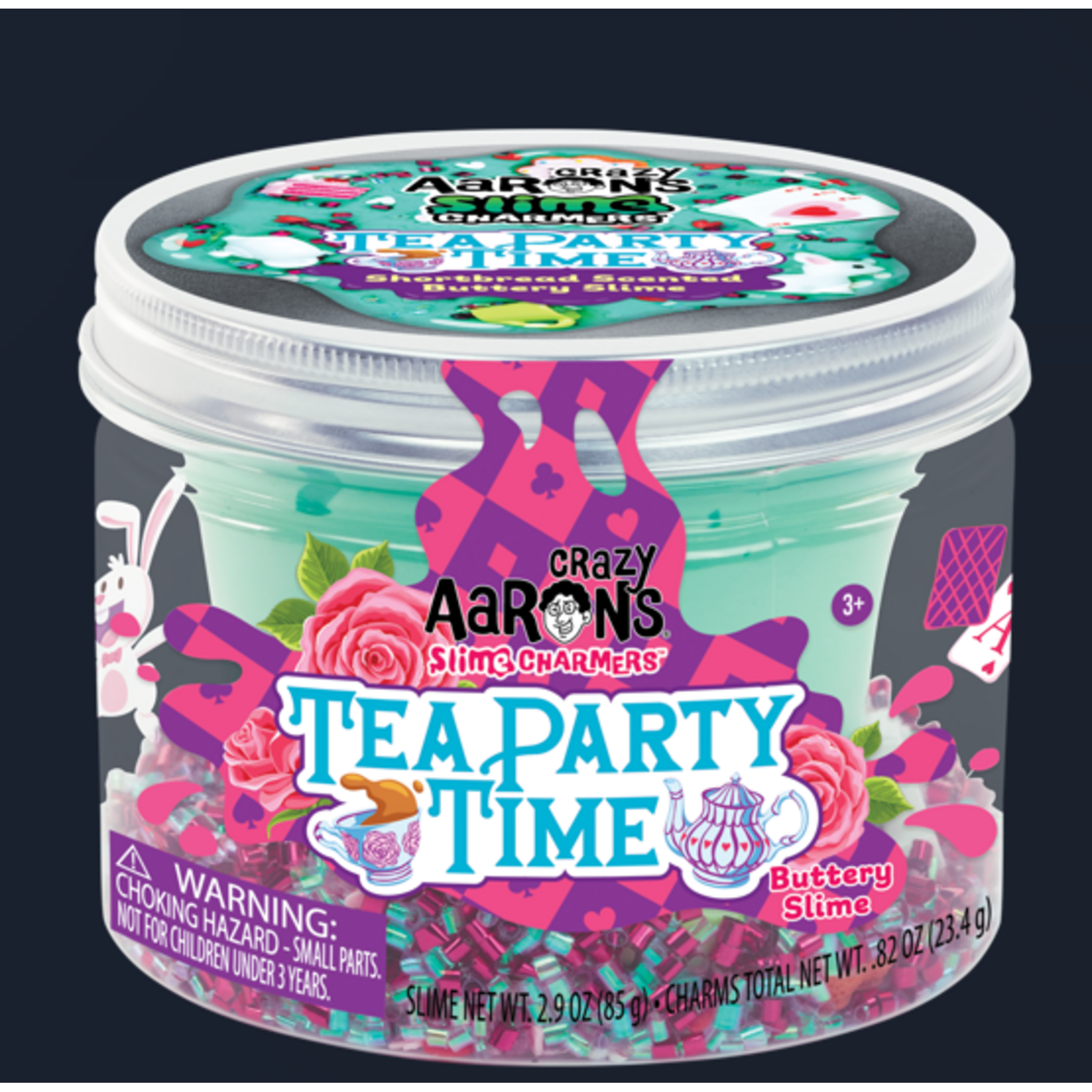 Crazy Aaron's Thinking Putty Tea Party Time Slime Charmers