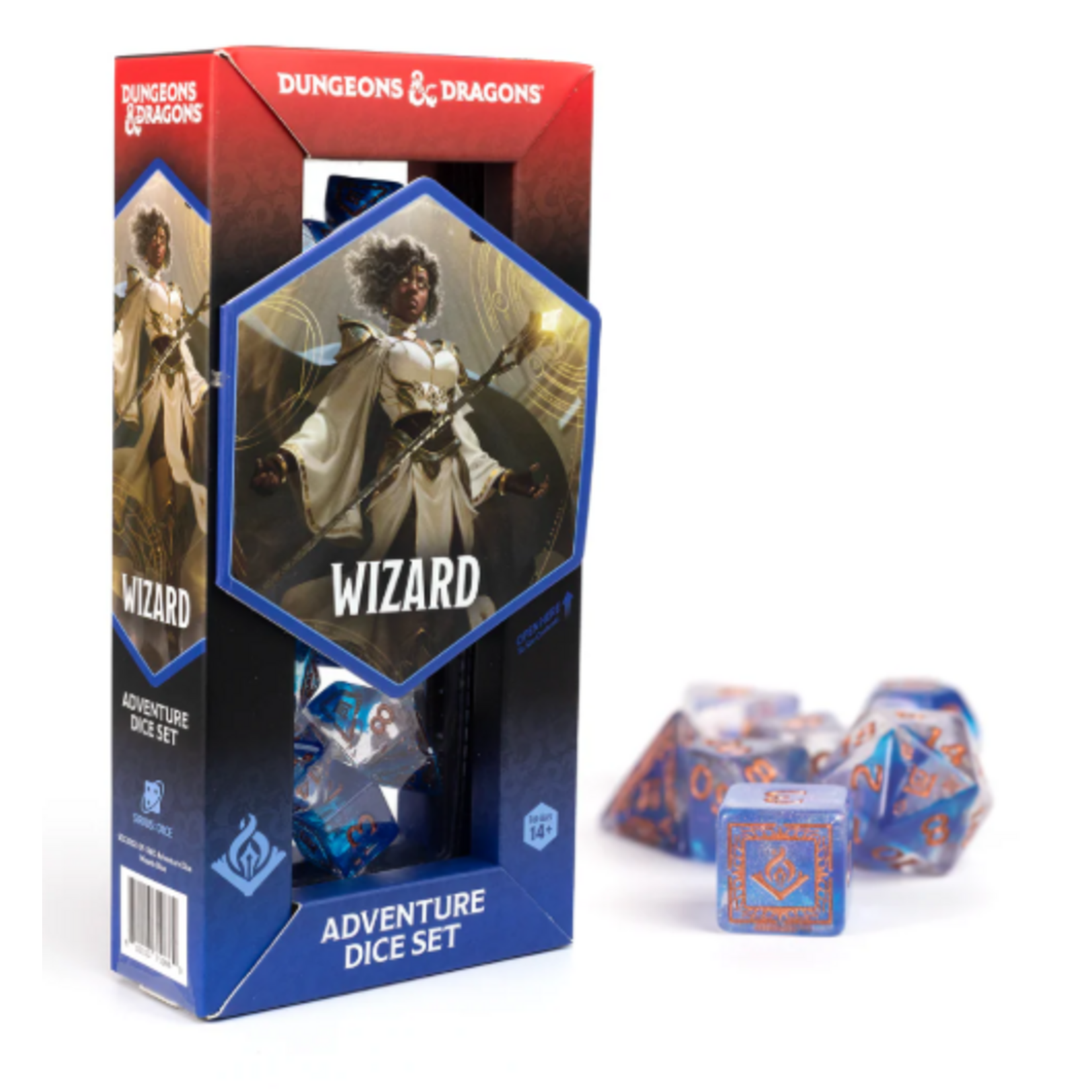 Sirius D&D Dice Set Blue Wizard