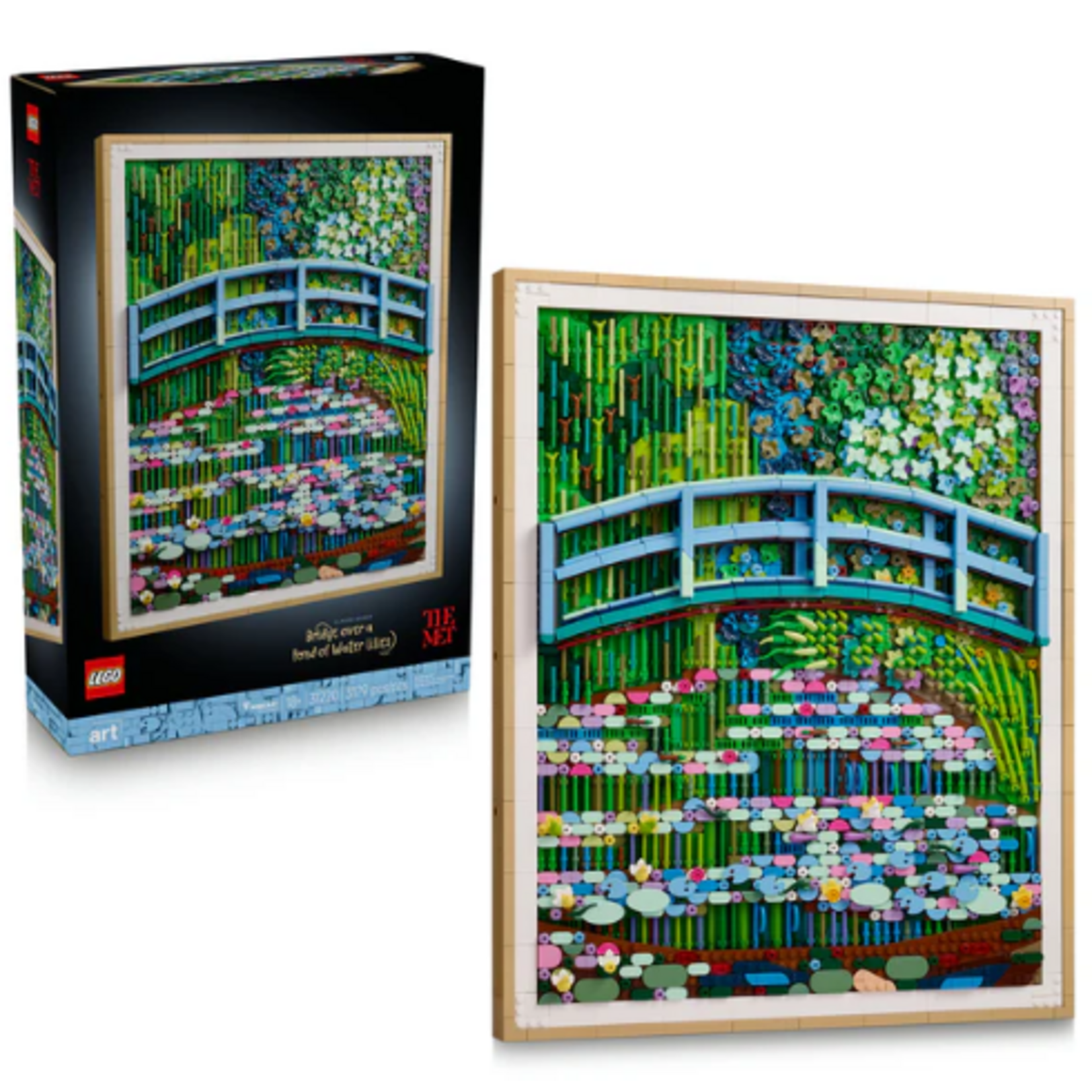LEGO 31220 LEGO® Art Claude Monet – Bridge over a Pond of Water Lilies