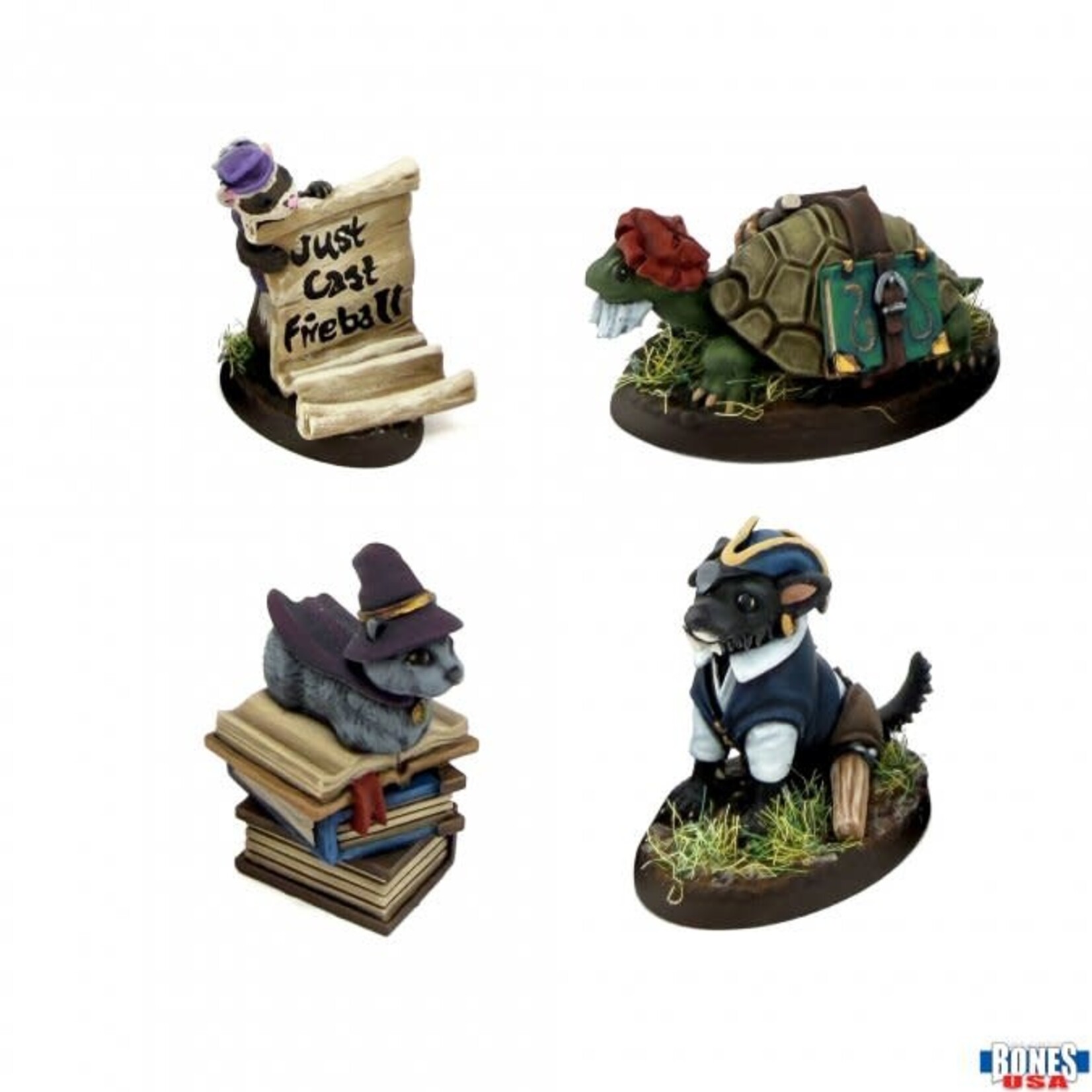 Fancy Hat Familiars (4) (Unpainted)