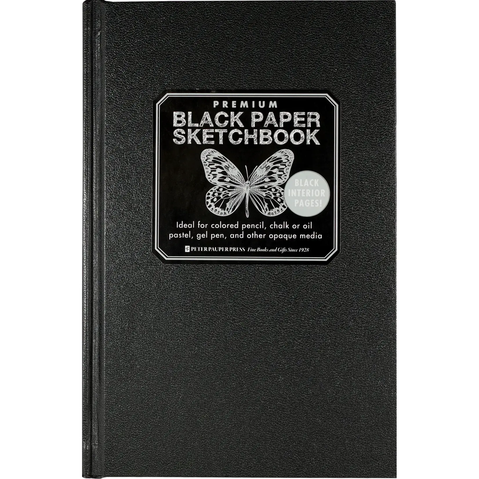 Peter Pauper Press Premium Black Paper Sketchbook
