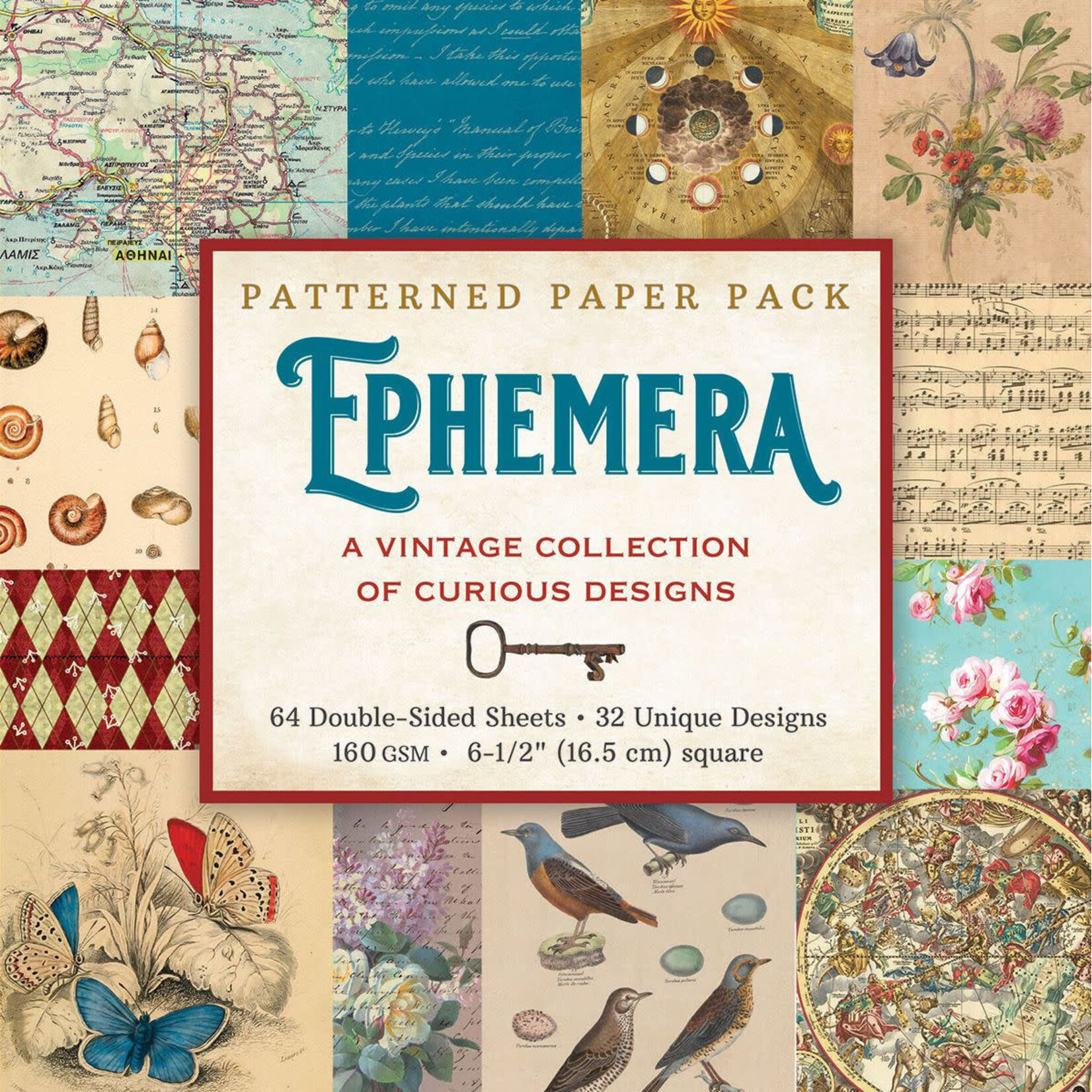 Peter Pauper Press Ephemera Patterned Paper Pack