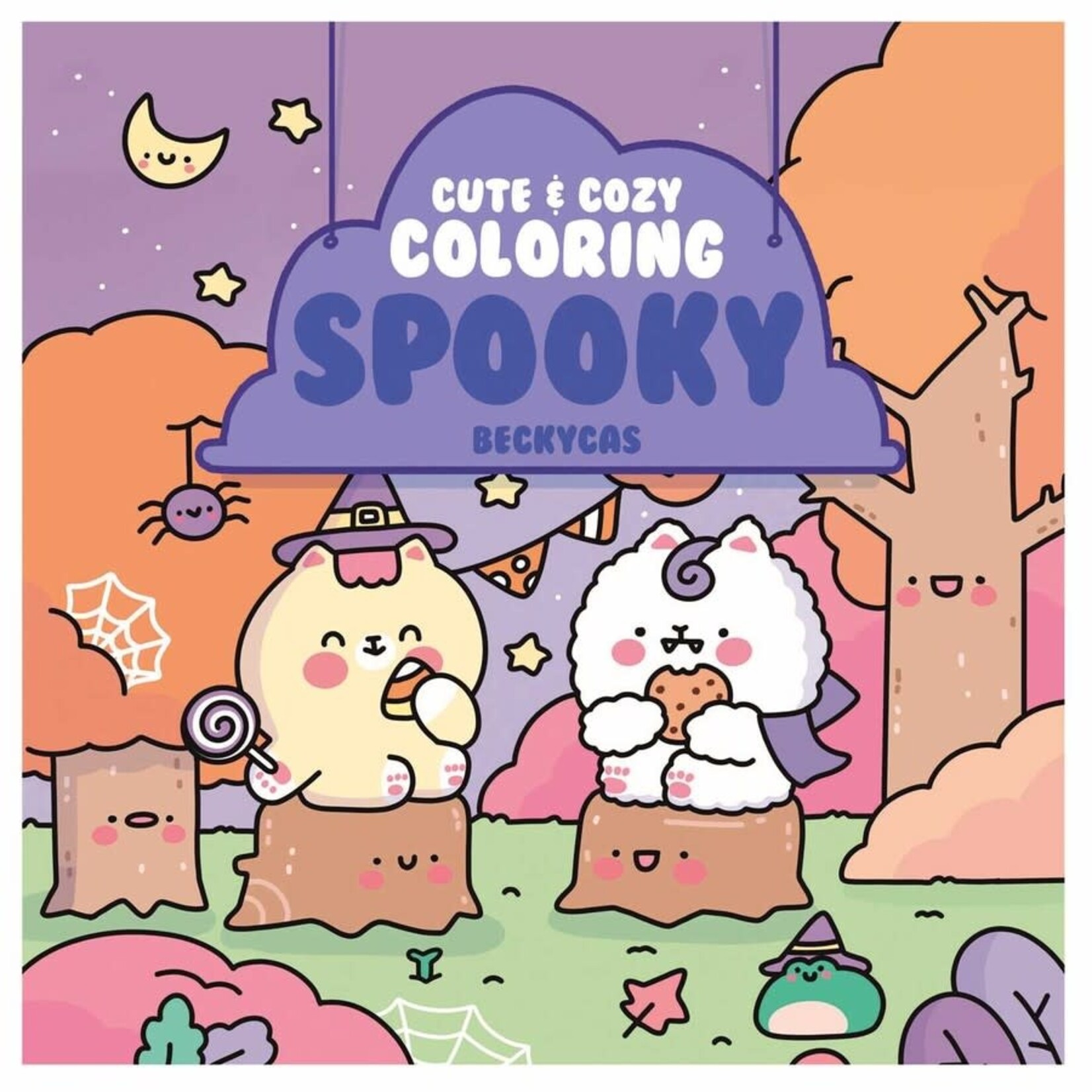 Cute & Cozy Coloring Spooky