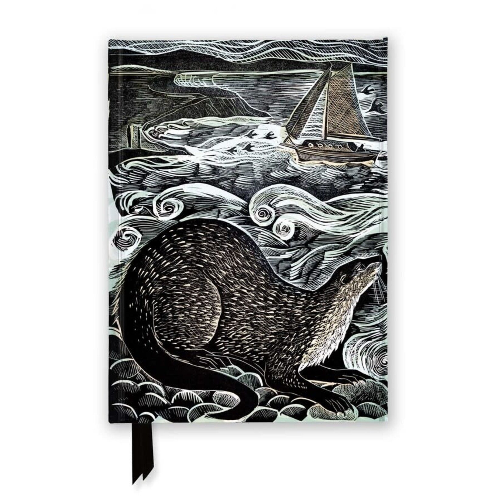 Angela Harding Shetland Otter & Windsong (Foiled Journal)