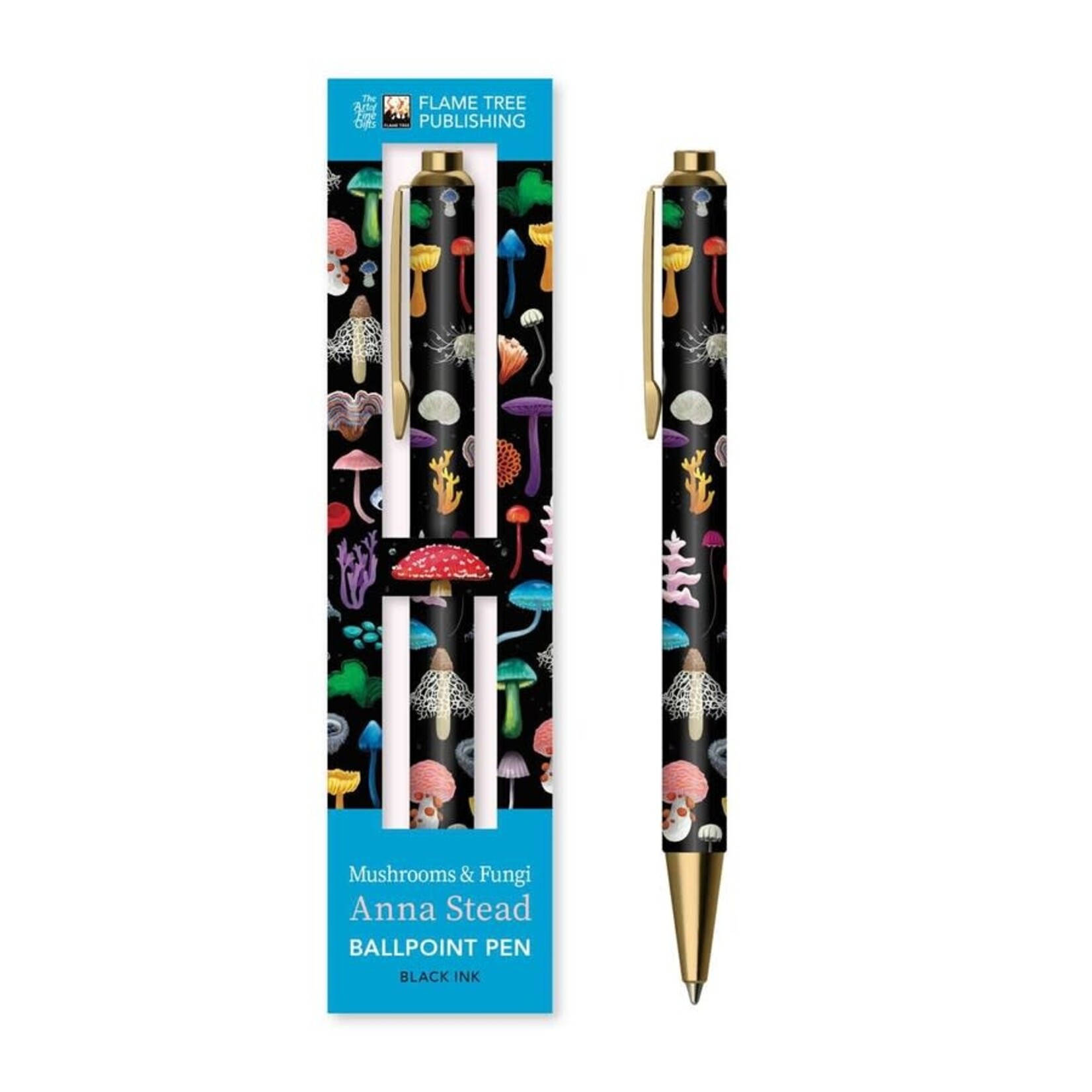 Anna Stead Mushrooms & Fungi Boxed Decorative Ballpoint Pen