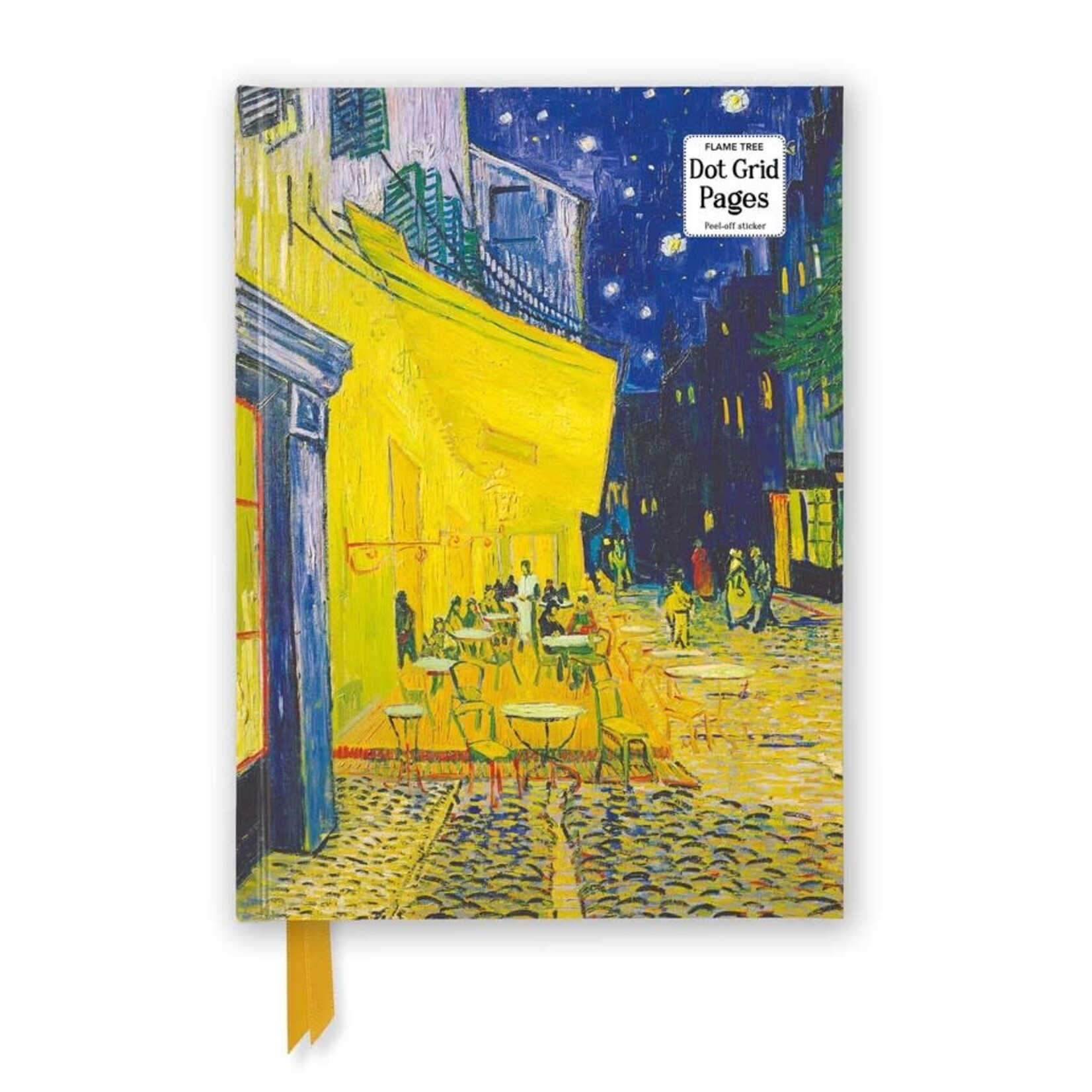 Vincent van Gogh Café Terrace (Foiled Dot Grid Journal)