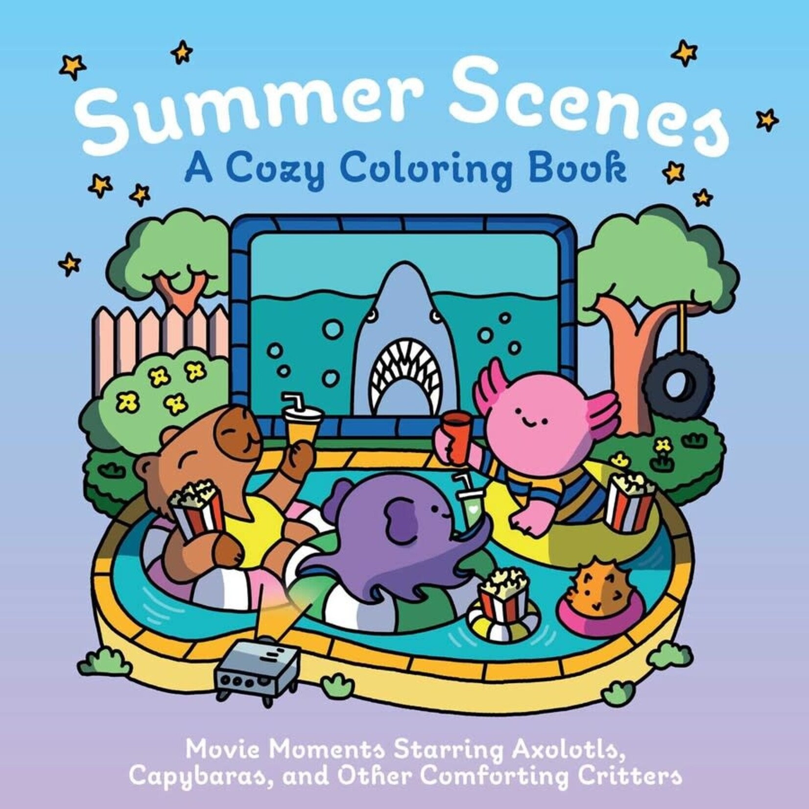 Summer Scenes A Cozy Coloring Book