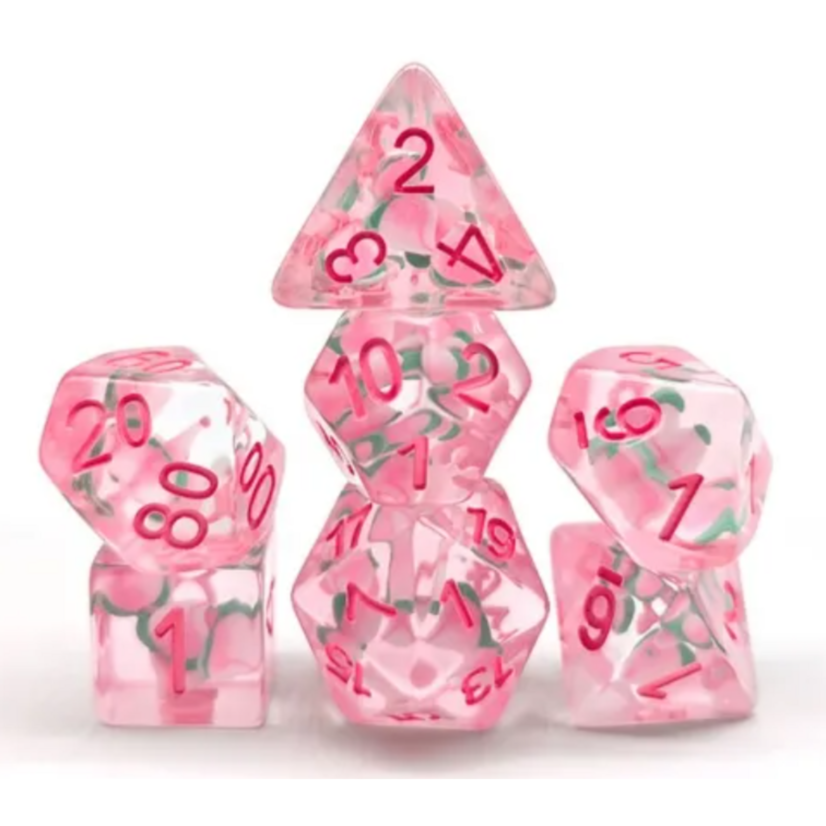 Goblin Dice Sweet Peach Dice Set