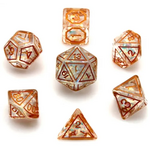 Goblin Dice Gold Magic Stone Dice Set
