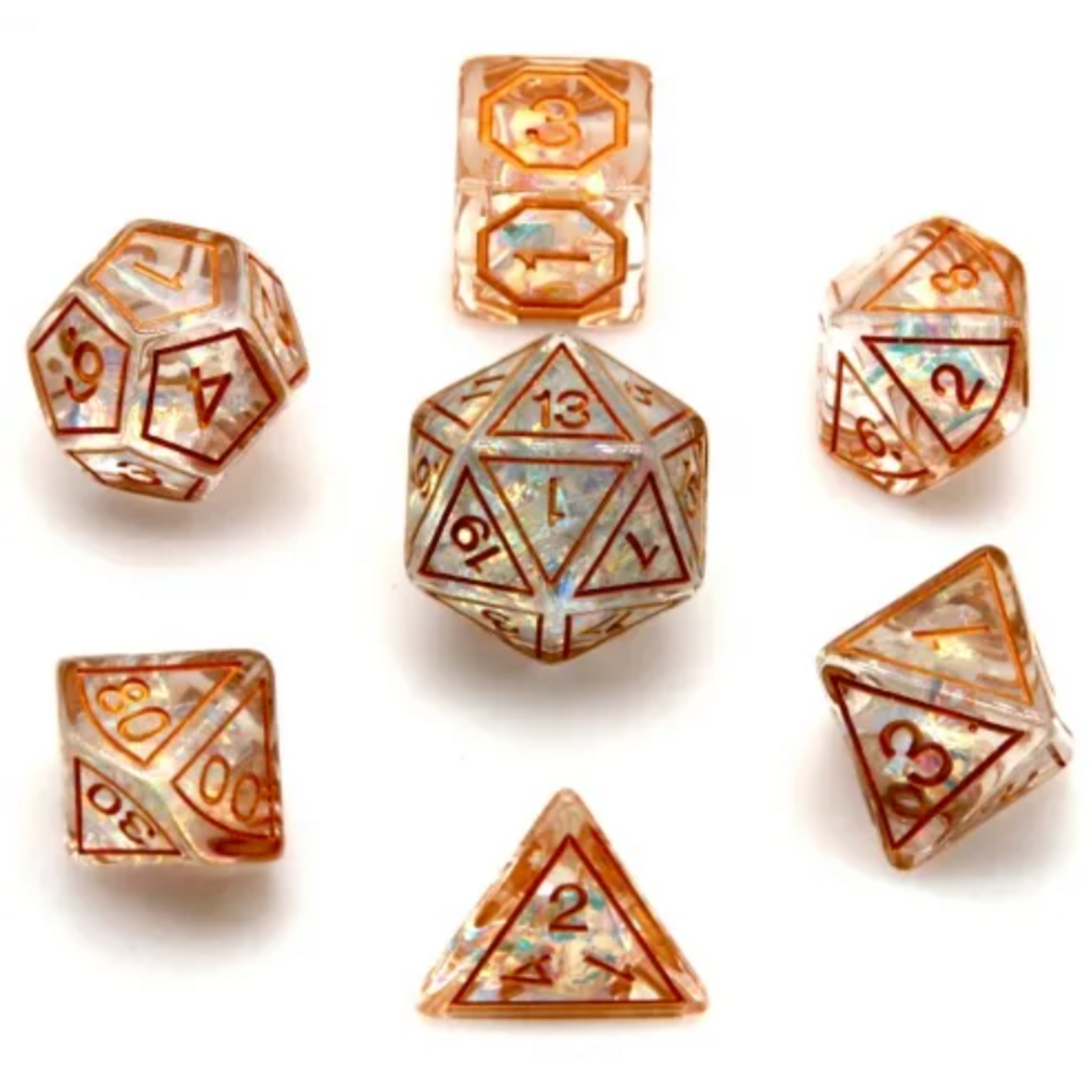 Goblin Dice Gold Magic Stone Dice Set