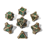 Goblin Dice Green Tree Metal Dice Set