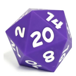 Goblin Dice Purple Bouncy Silicone D20