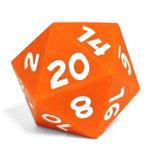 Goblin Dice Orange Bouncy Silicone D20