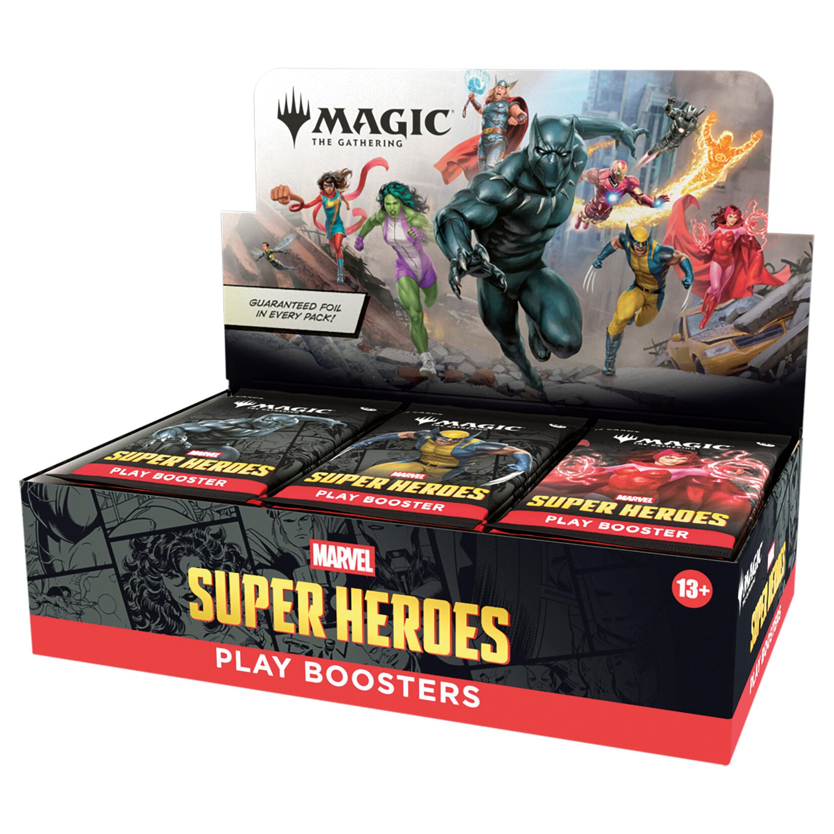 Super Heroes Play Booster Box
