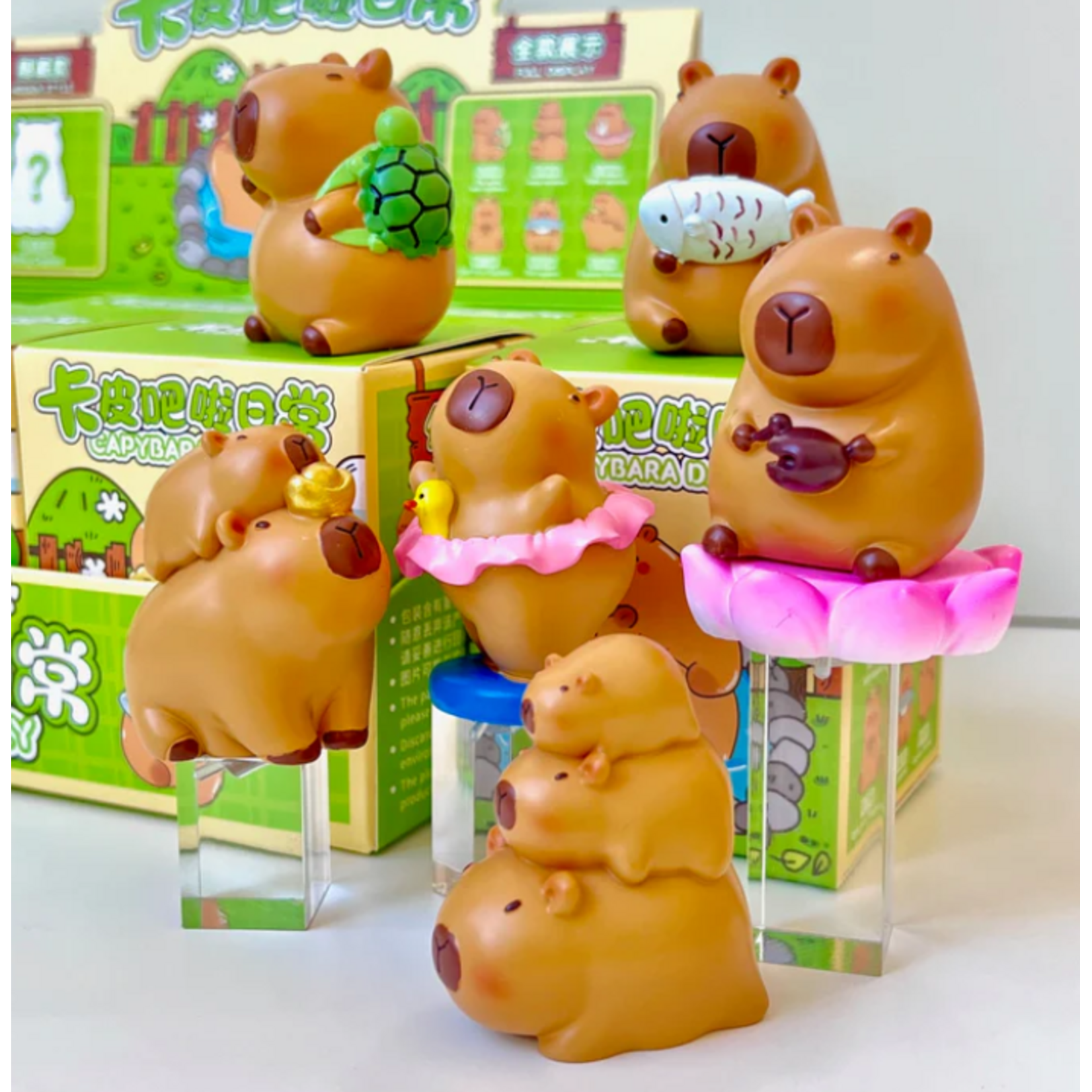 Capybara Life Figurine Blind Box