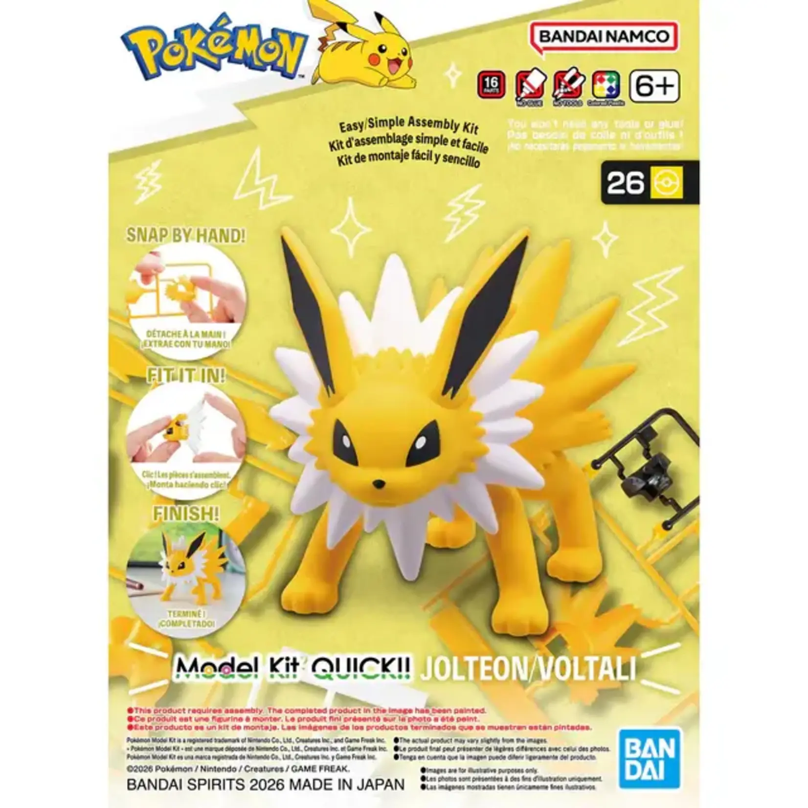 Bandai POKEMON QUICK!! 26 JOLTEON