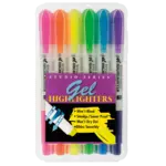 Peter Pauper Press Gel Highlighters (Set of 6)