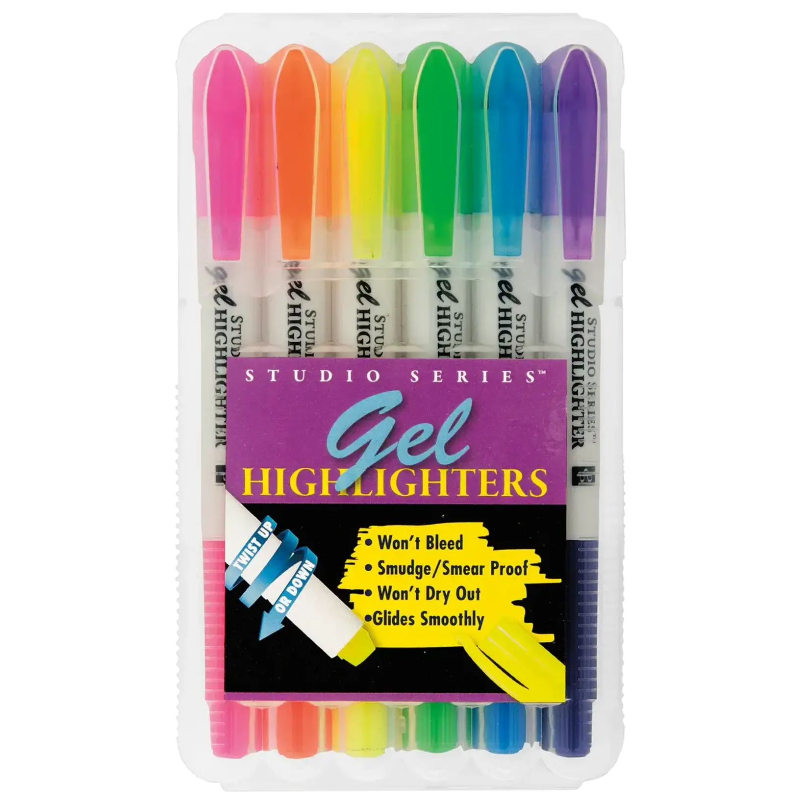 Peter Pauper Press Gel Highlighters (Set of 6)