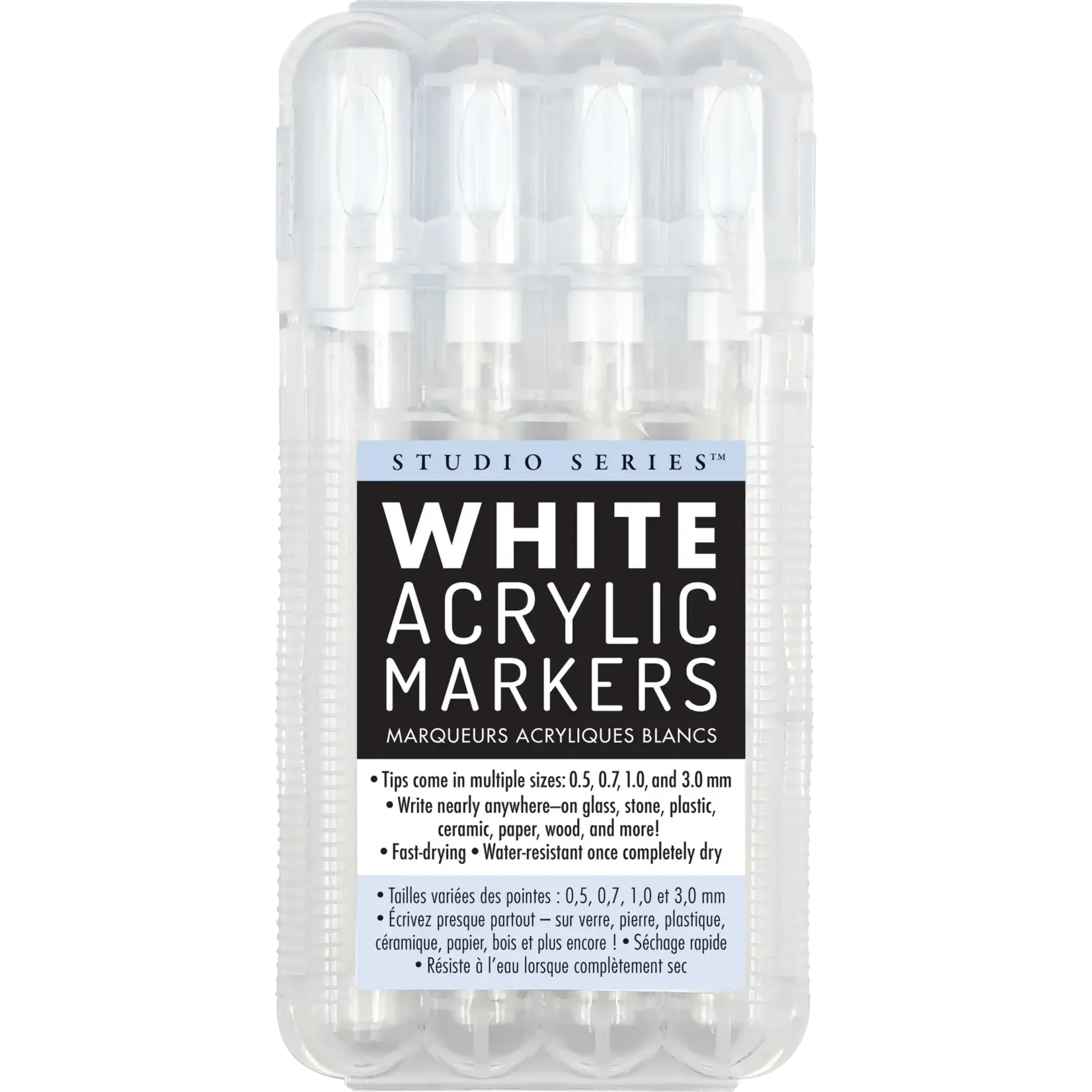 Peter Pauper Press Studio Series White Acrylic Markers