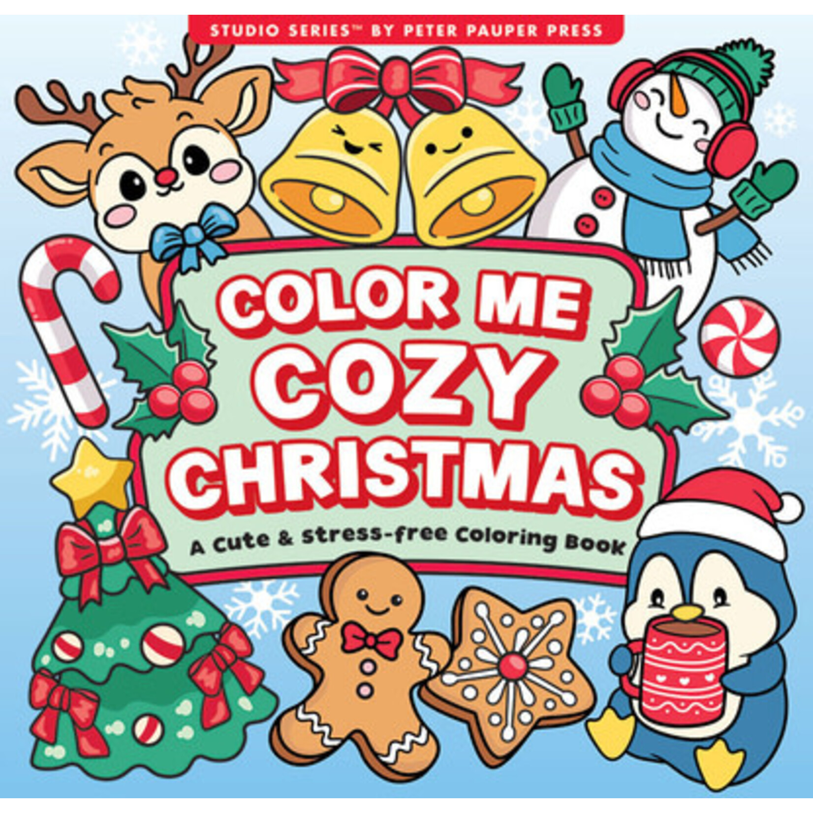 Peter Pauper Press Color Me Cozy Christmas Artist's Coloring Book